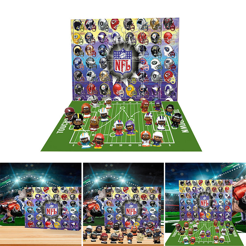 NY NFL アドベントカレンダー - 24 個の小さな扉が付いたもの