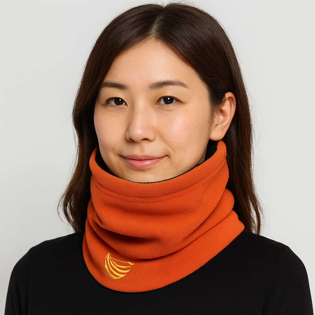 全天候型フリースネックウォーマー - スキーやアウトドアに最適な男女兼用フェイスウォーマー