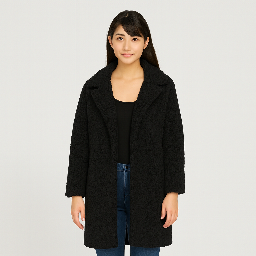 Amara | Fluffy Boucle Coat