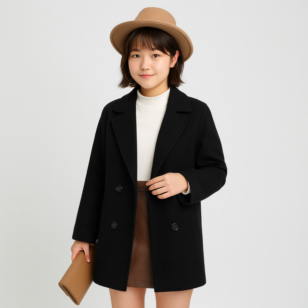 アルデンツァ | クラシックなウール混コート