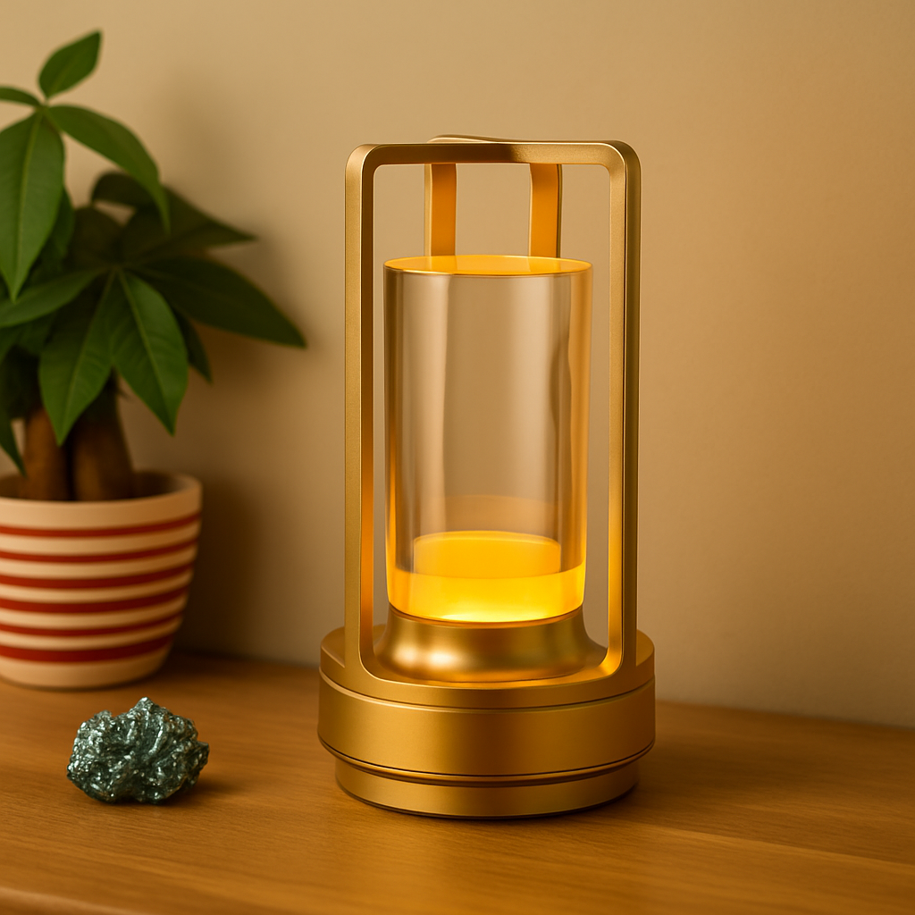 オールマ | 充電式LEDテーブルランプ クリスタル