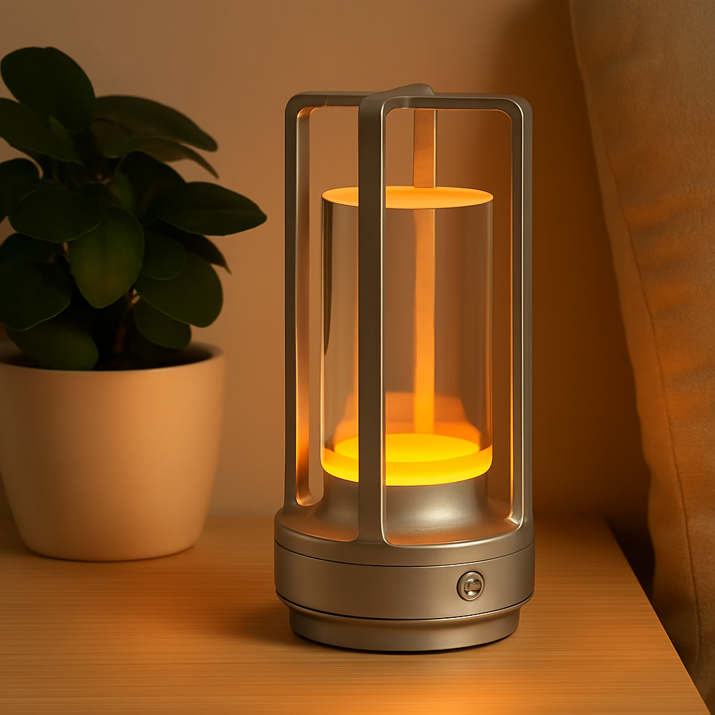 オールマ | 充電式LEDテーブルランプ クリスタル