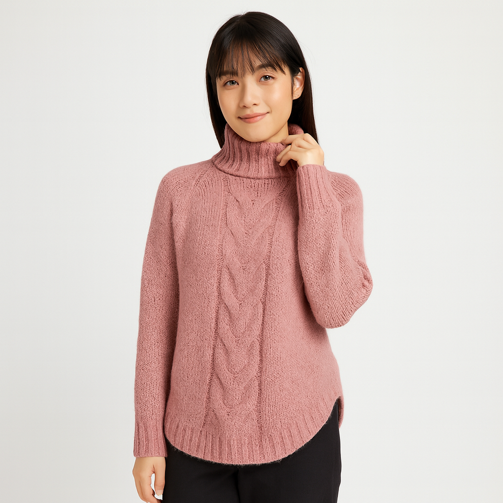 Barbara | Velvet knit sweater