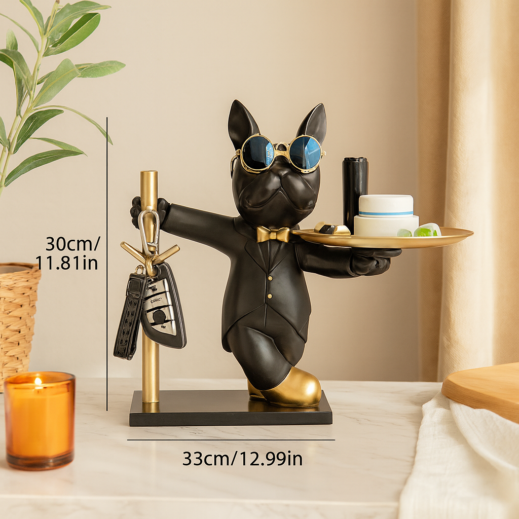 ブルボロ | 現代風ブルドッグ収納彫刻