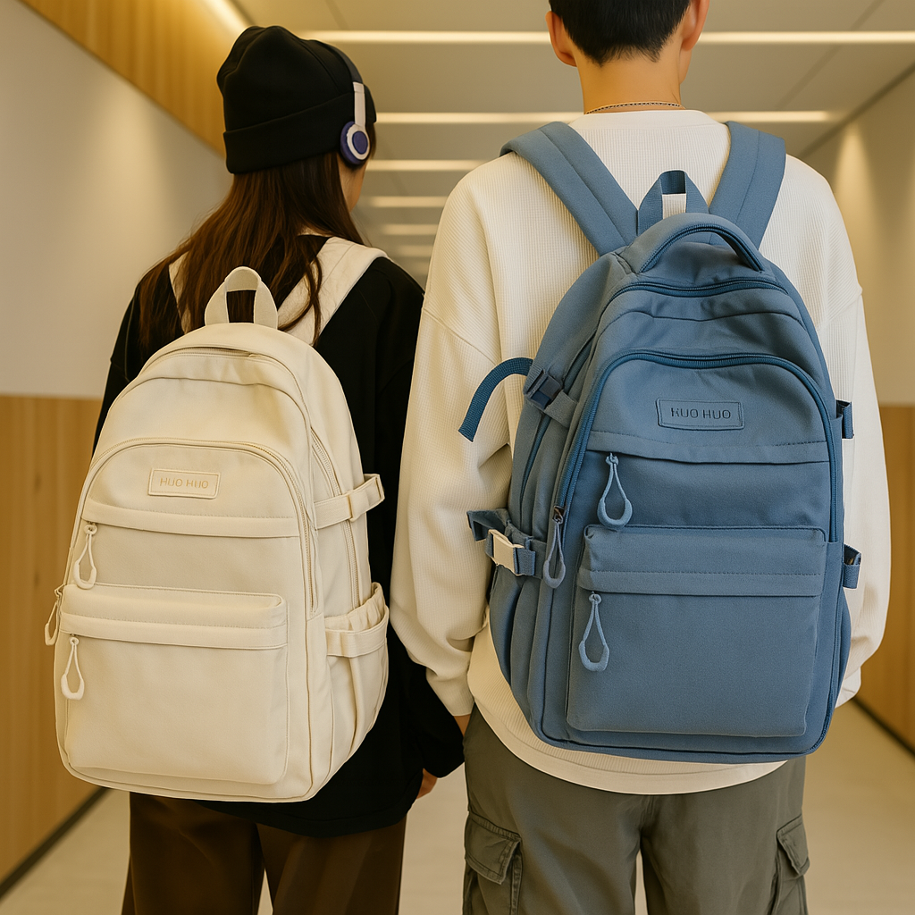 大容量のスクールバックパック - 学生のための広々とした丈夫なバッグ