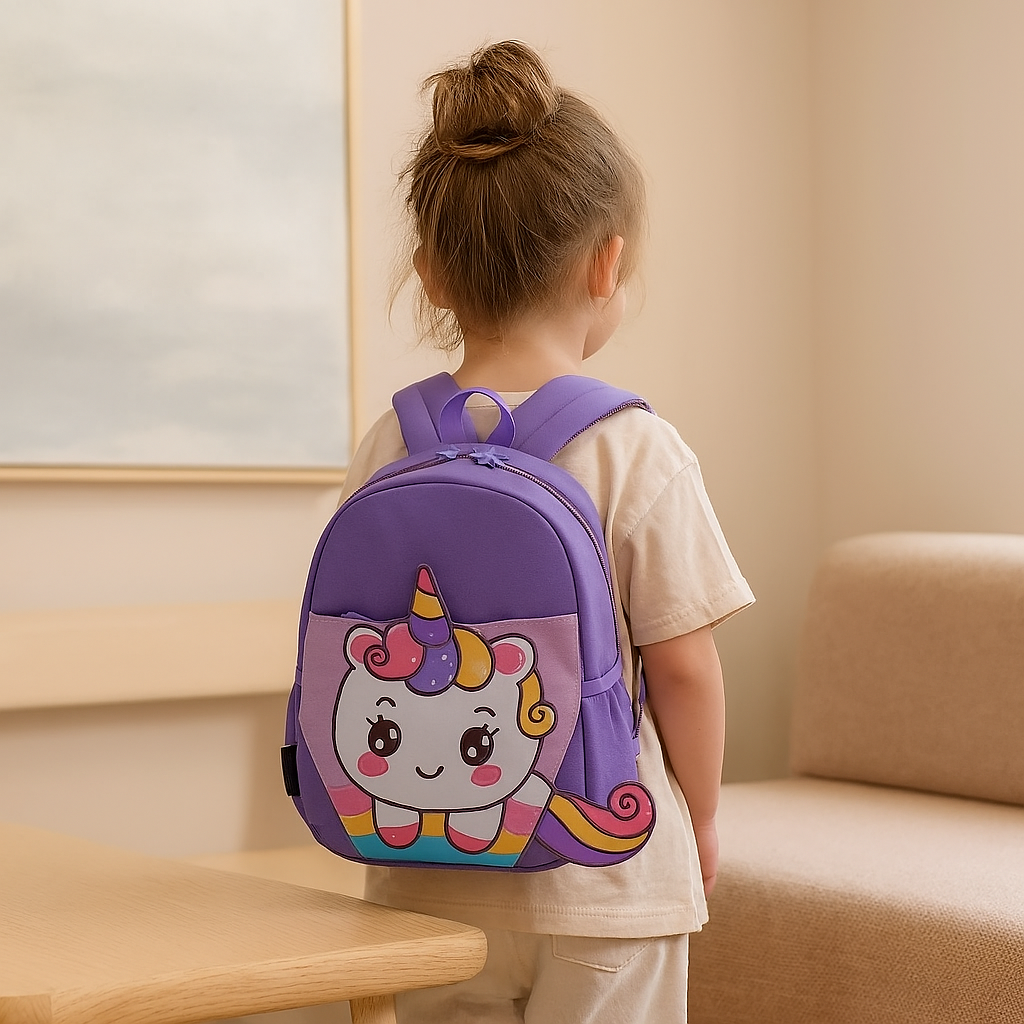 かわいい漫画の恐竜バックパック - 軽量で通気性のある子供用スクールバッグ