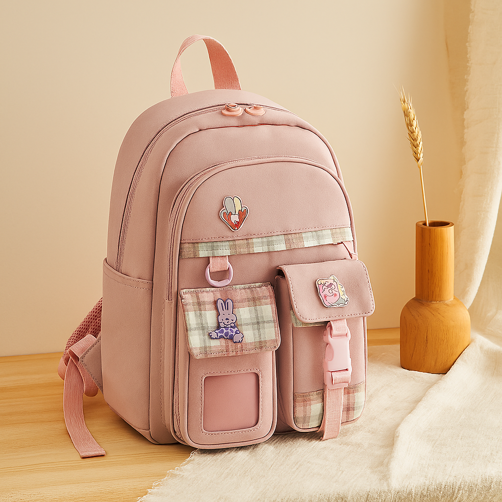 女の子向け超軽量スクールバックパック - リッジデザインキッズスクールバッグ