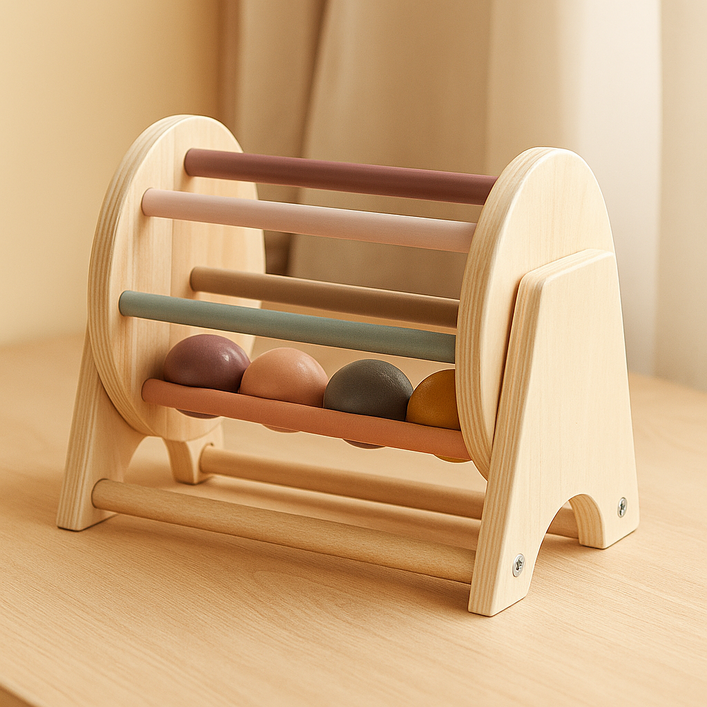 木製ドラム – 0～3歳の幼児向けの早期学習楽器