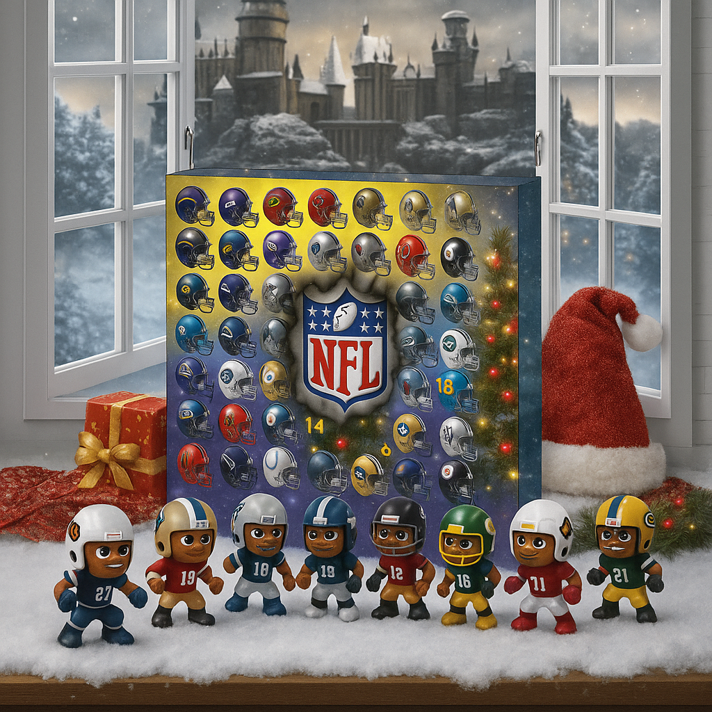 NY NFL アドベントカレンダー - 24 個の小さな扉が付いたもの