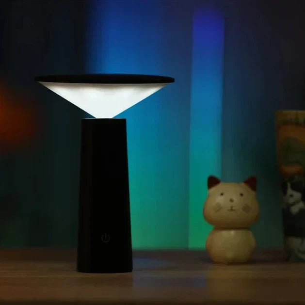 ルミフレックス – 360°回転する調節可能なワイヤレステーブルランプ