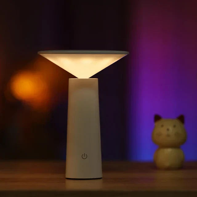 ルミフレックス – 360°回転する調節可能なワイヤレステーブルランプ