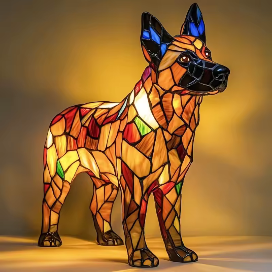 光る犬 - 心を輝かせる手作りランプ