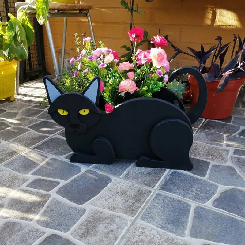 完璧なプランター - 猫の形をした鉢植えをDIY