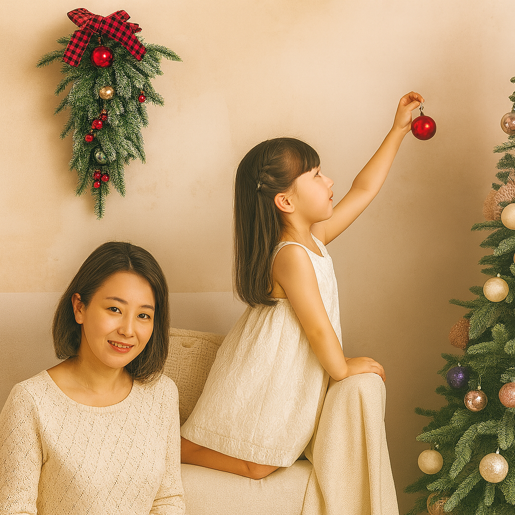 エバーパイン | エレガントなクリスマスのティアドロップデコレーション