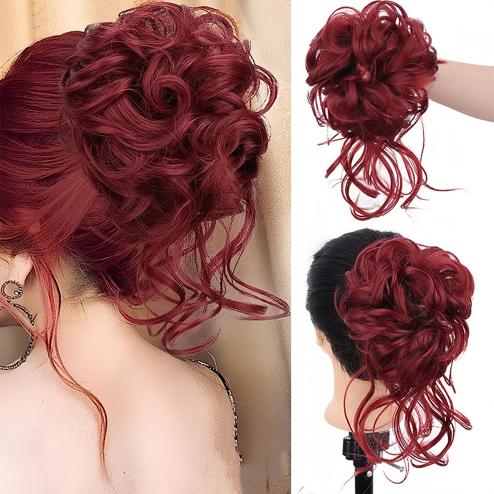 グラムカール – ボリュームのあるカーリーヘアのヘッドピース