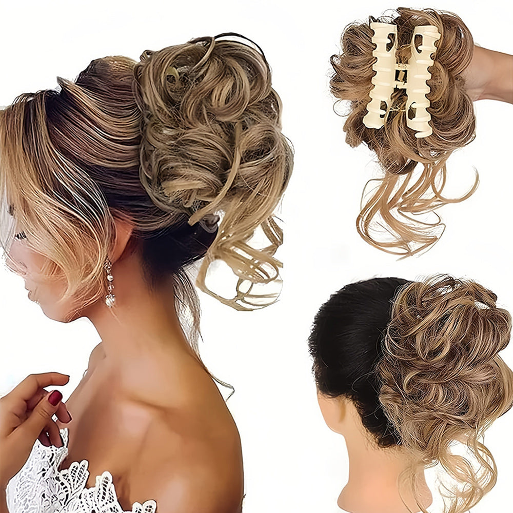 グラムカール – ボリュームのあるカーリーヘアのヘッドピース