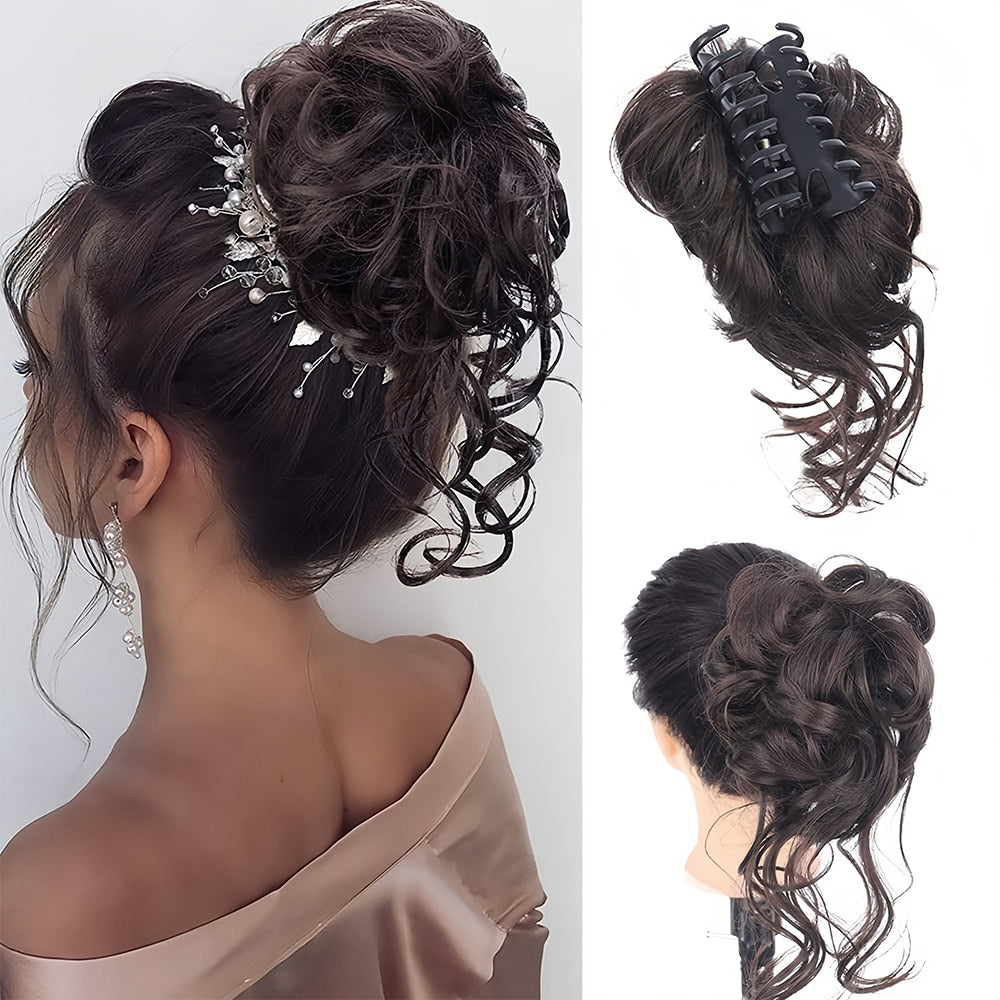 グラムカール – ボリュームのあるカーリーヘアのヘッドピース