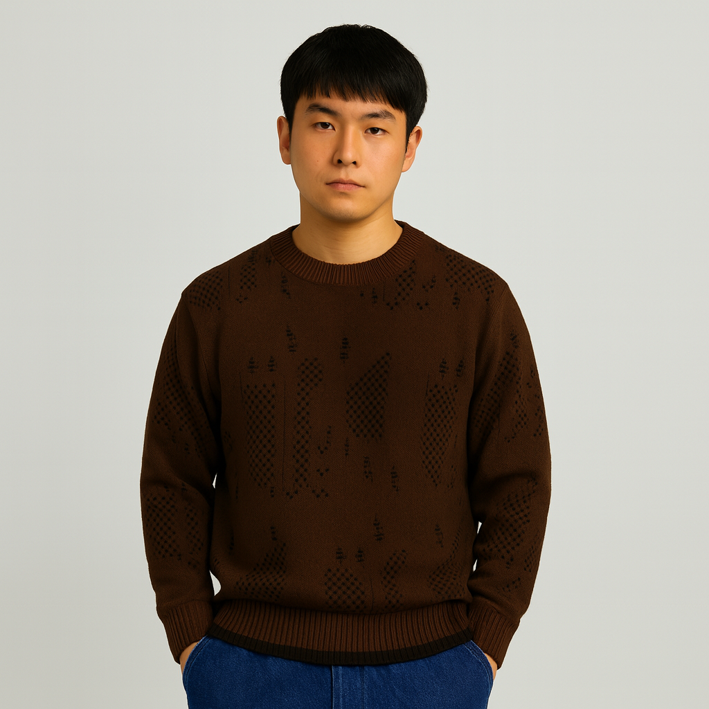 Leo | Distressed Knit Sweater
