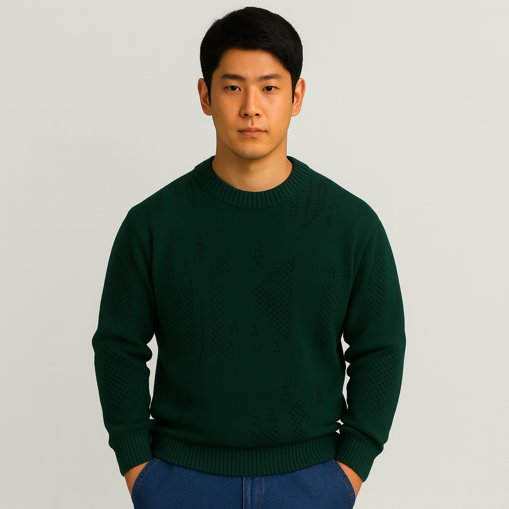 Leo | Distressed Knit Sweater