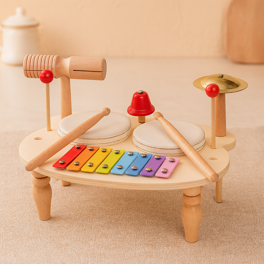 メロディカ | 木製の木琴と太鼓