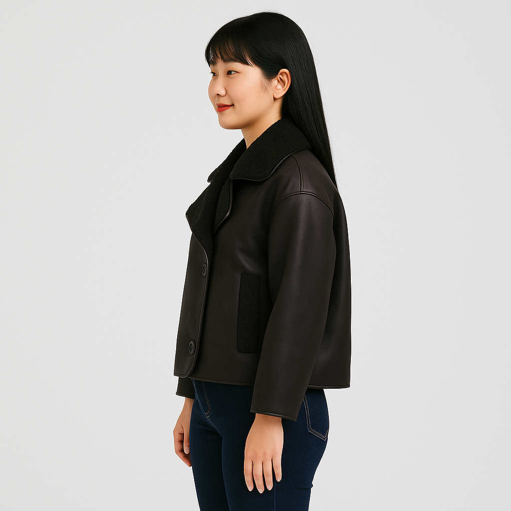 Mirella | Soft Fleece Jacket with Buttons