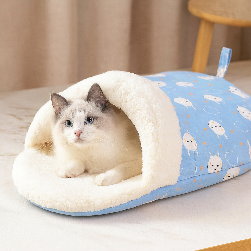 ムーンラウンジ | ぬいぐるみ猫用スリーピングポッド