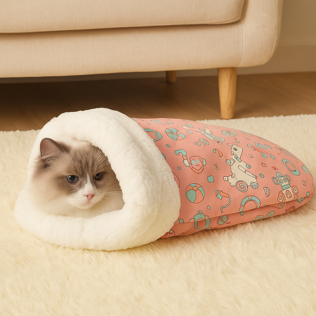 ムーンラウンジ | ぬいぐるみ猫用スリーピングポッド