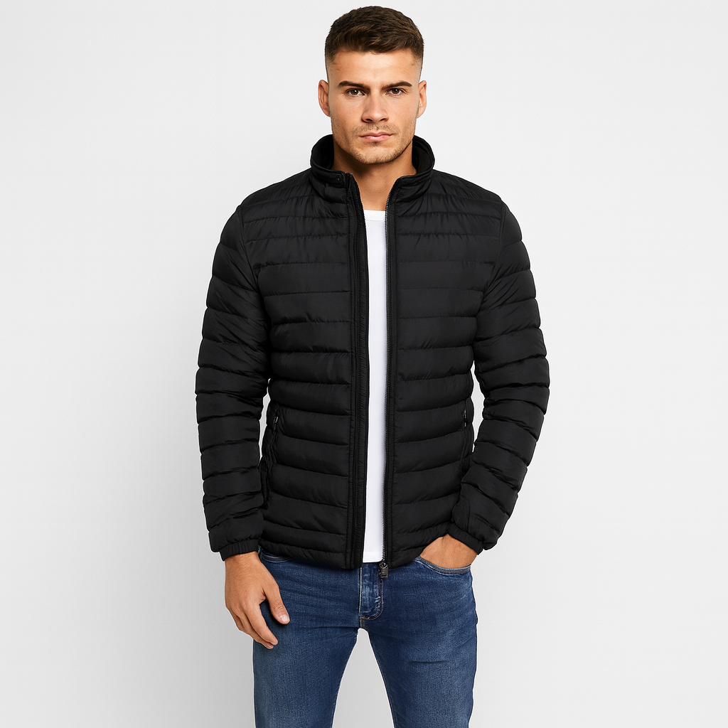 Narev | Quilted Jacket with Stand-up Collar
