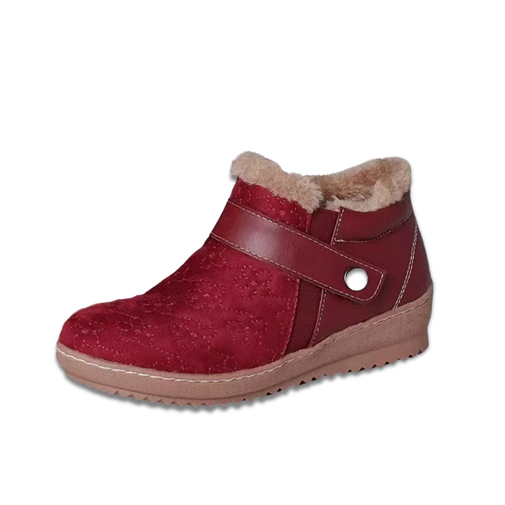 Sae - Faux Suede Winter Ankle Boots