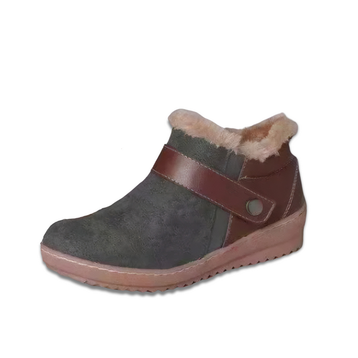 Sae - Faux Suede Winter Ankle Boots
