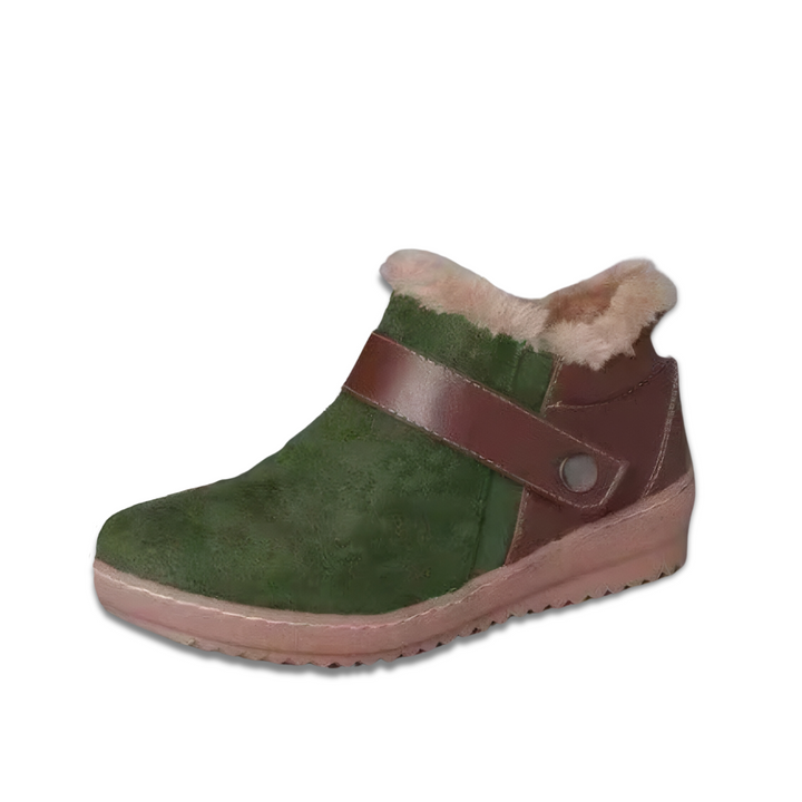Sae - Faux Suede Winter Ankle Boots