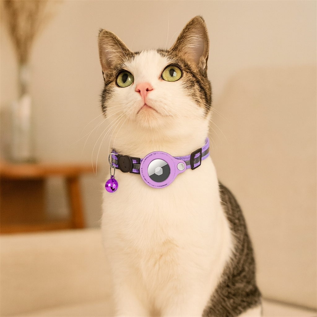 ペットウェイ| 安全留め具付きスマートGPS猫用首輪