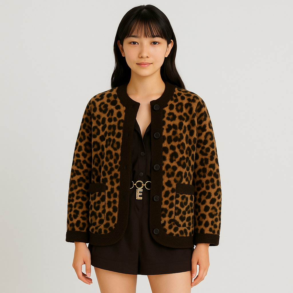 Rail | Cozy Leopard Print Cardigan