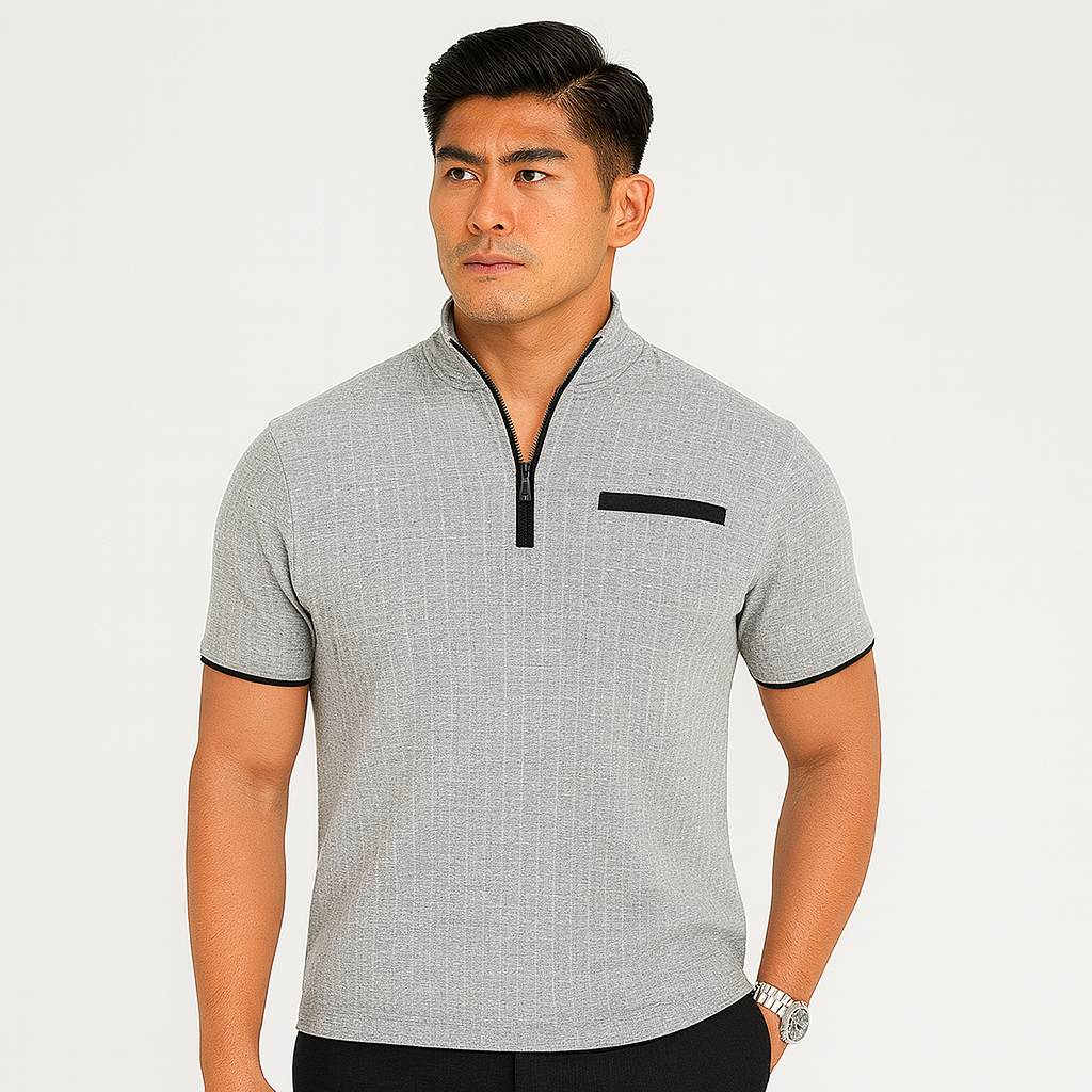 錬心｜チェックポロシャツ