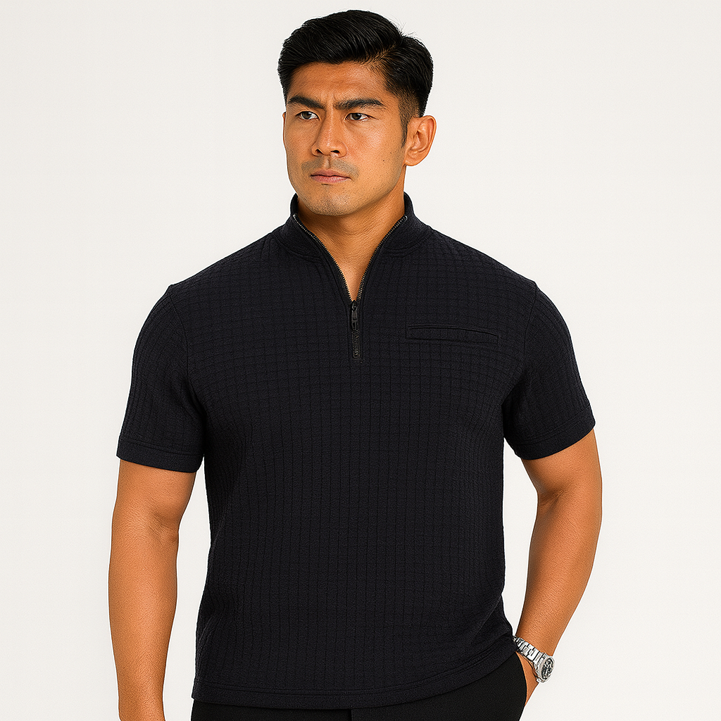 錬心｜チェックポロシャツ