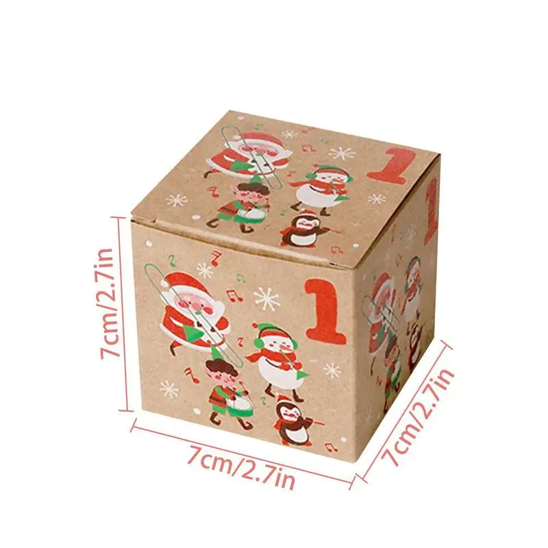 24日間のDIYアドベントカレンダーカウントダウンクリスマスハウスデコレーション