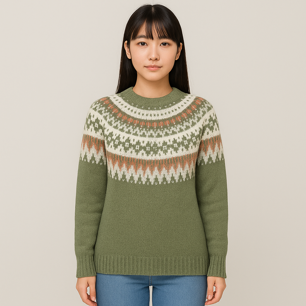 さゆり｜レトロニットセーター