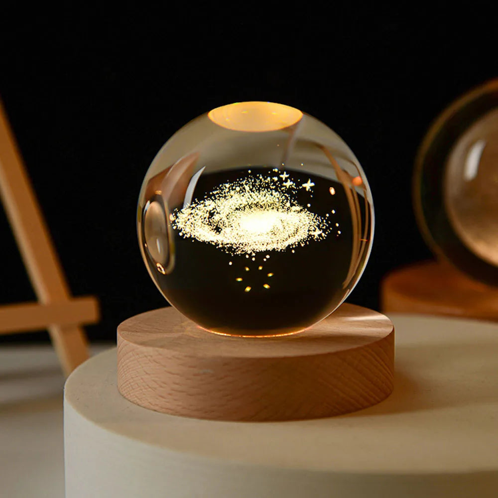 星の輝き - 太陽系デザインを備えた3D惑星ナイトライト