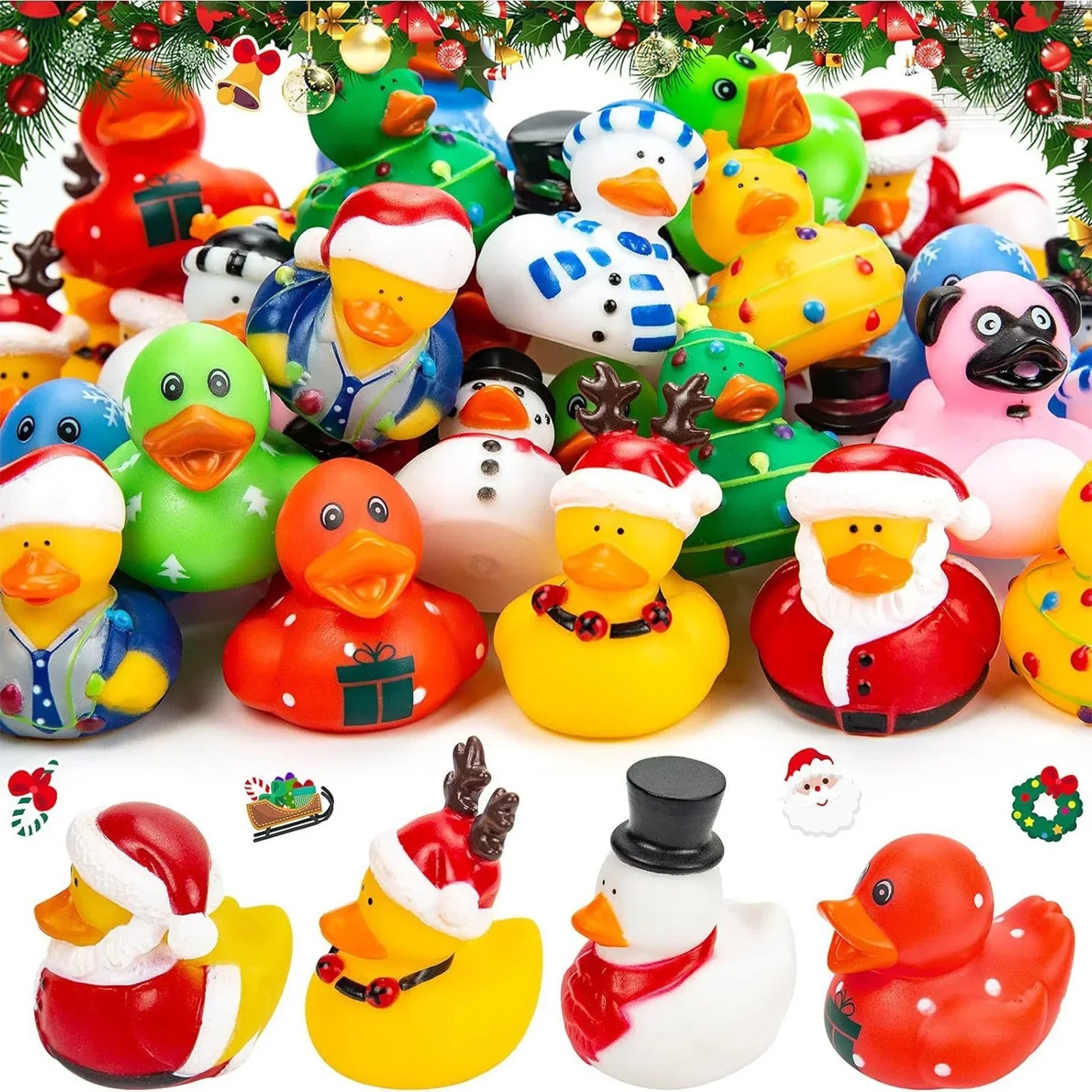 クリスマスカウントダウンラバーダックアドベントカレンダー