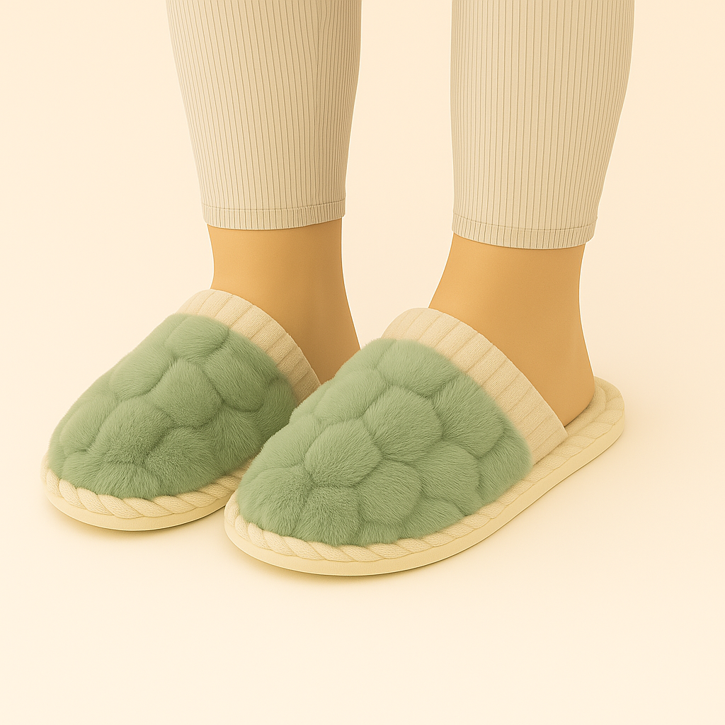 セレーネ | ふわふわの冬用スリッパ