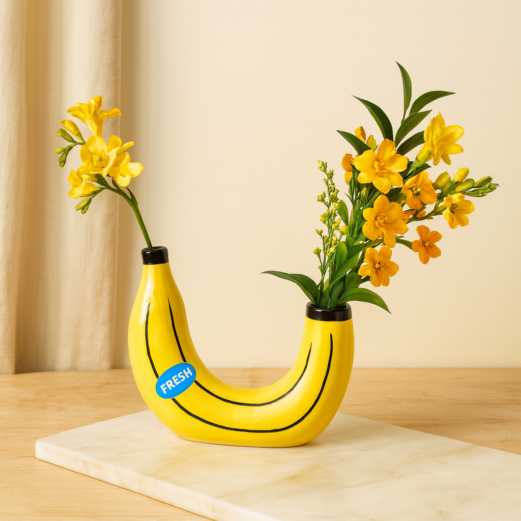 Tropicalize | Sculptural Banana Vase