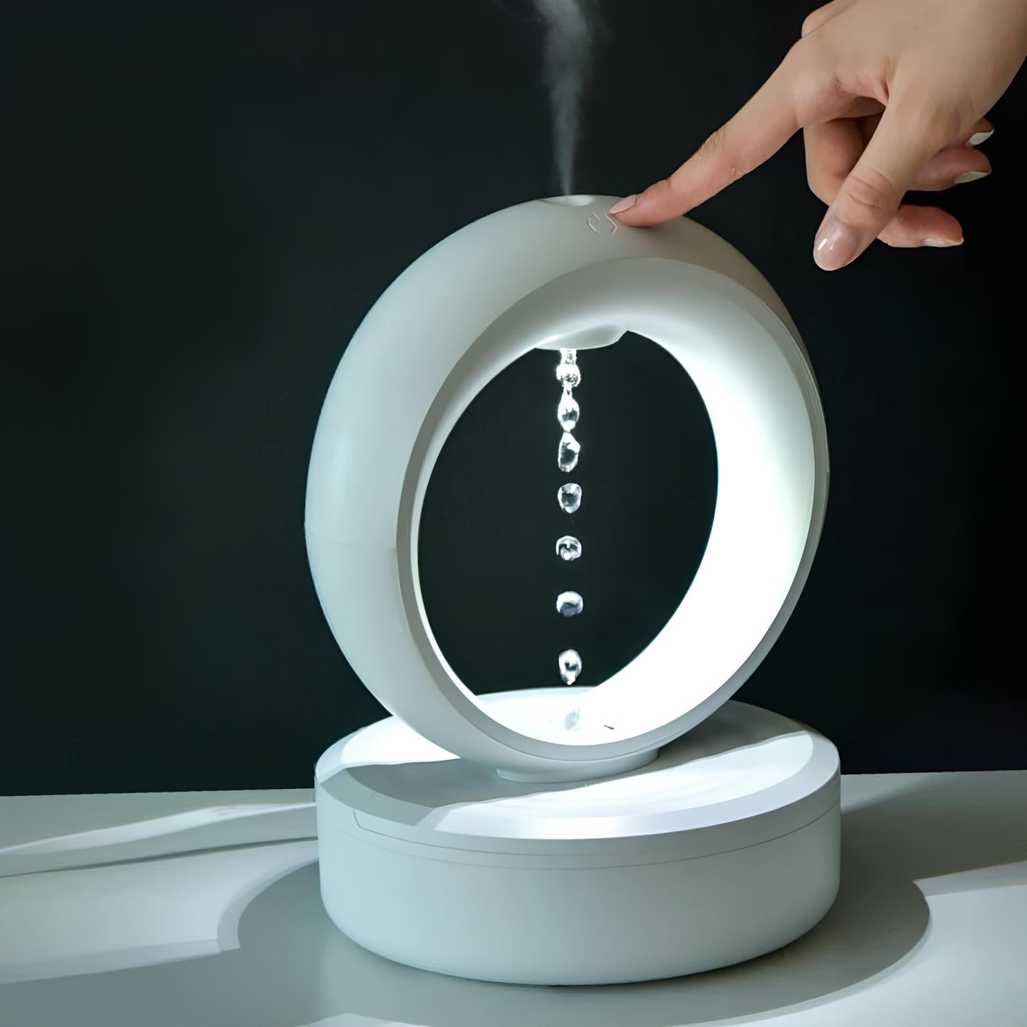 ヴァポリス- 2 in 1 USB電源リングライト加湿器
