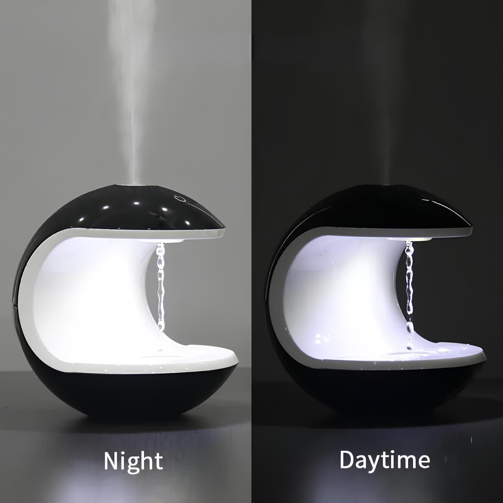 ヴァポリス- 2 in 1 USB電源リングライト加湿器