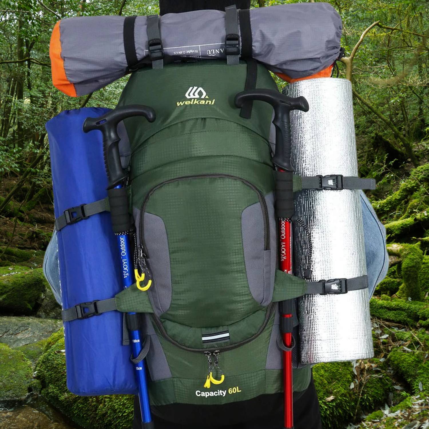 アドベンチャーパック-重い荷物用防水ハイキング・バックパック
