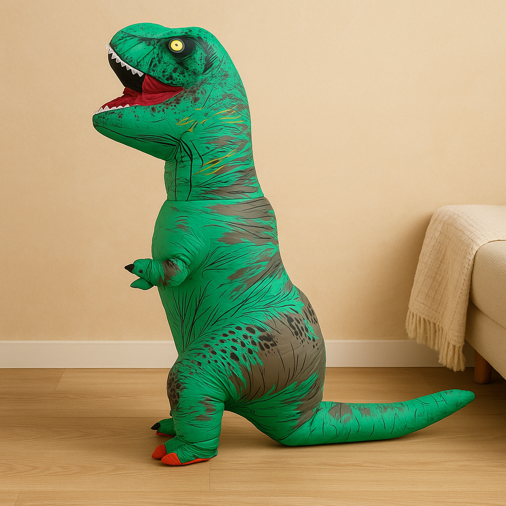 ディノランペイジ | ハロウィンやパーティーにぴったりのインフレータブルT-Rexコスチューム