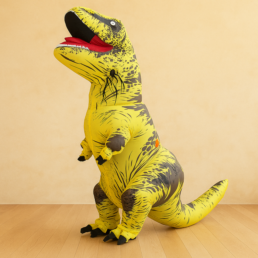 ディノランペイジ | ハロウィンやパーティーにぴったりのインフレータブルT-Rexコスチューム