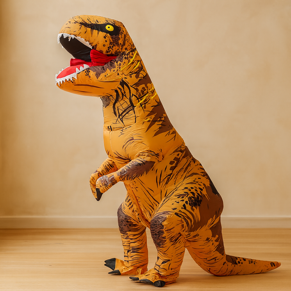 ディノランペイジ | ハロウィンやパーティーにぴったりのインフレータブルT-Rexコスチューム