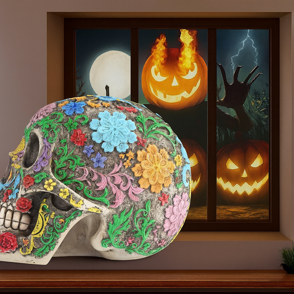 グレイブエコー | ご自宅用のハロウィンスカルデコレーション