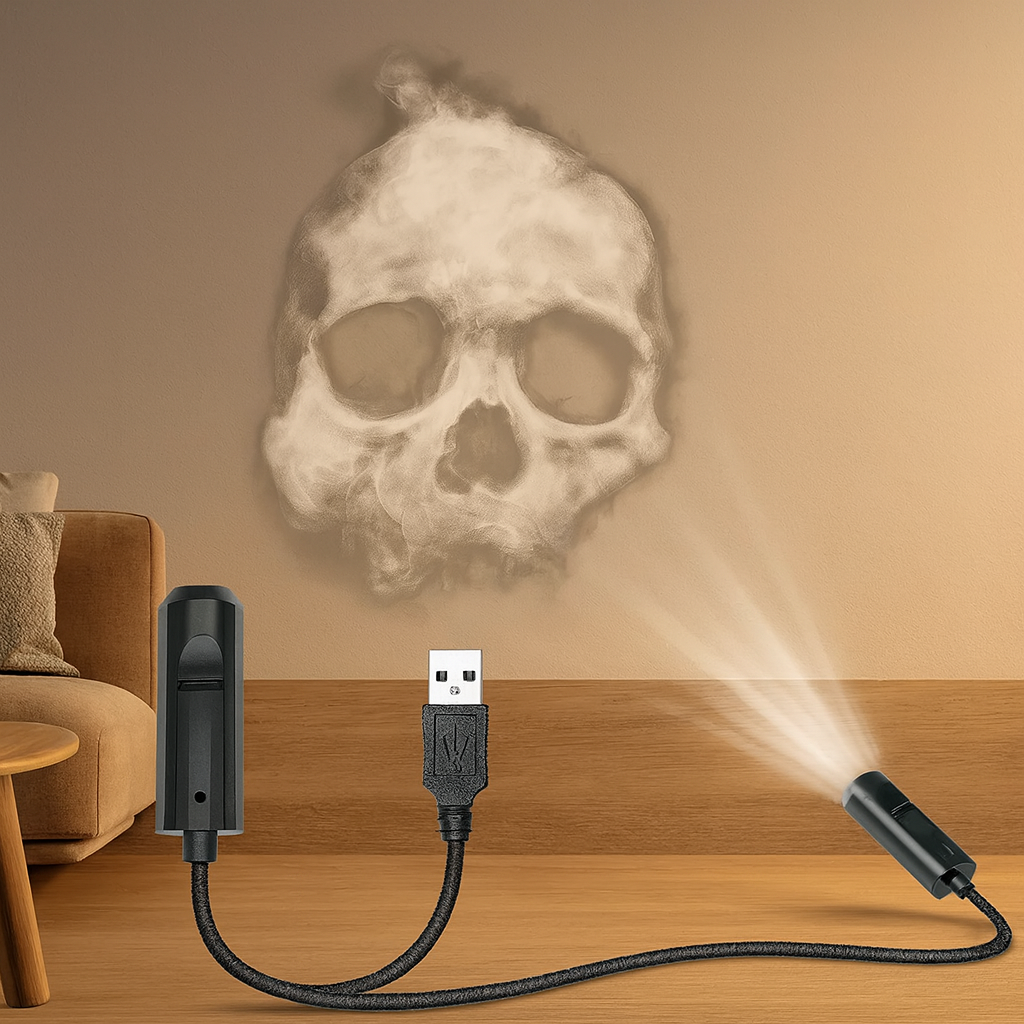 スペクトラフローハロウィンプロジェクターランプ – 屋内用USB LEDライト
