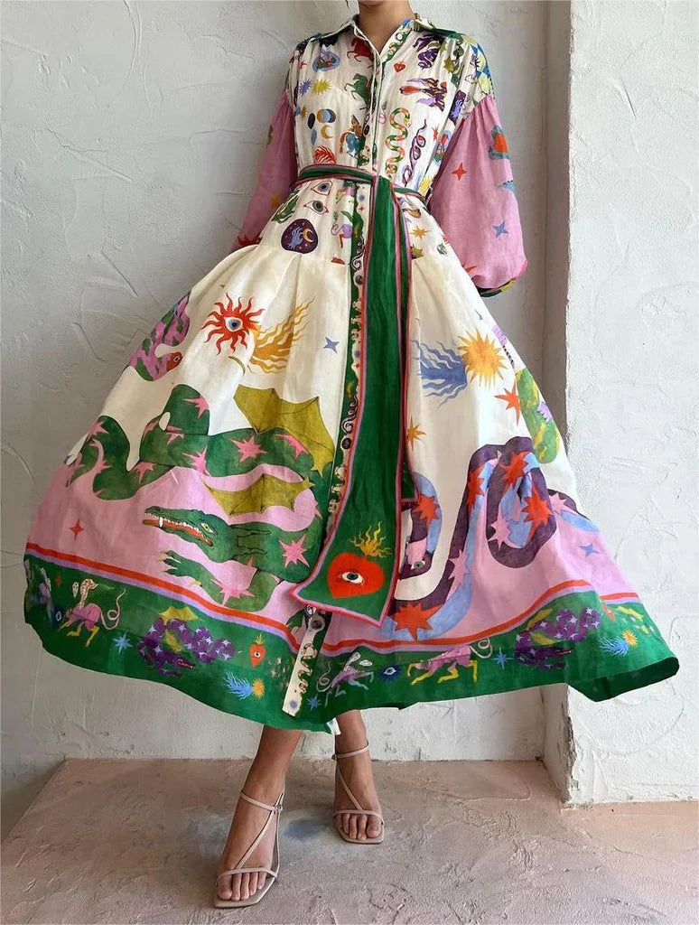 リッケシックのロングドレス